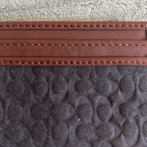 COACH 🤎🖤 card case unisex like new condition - Picture 4 of 11